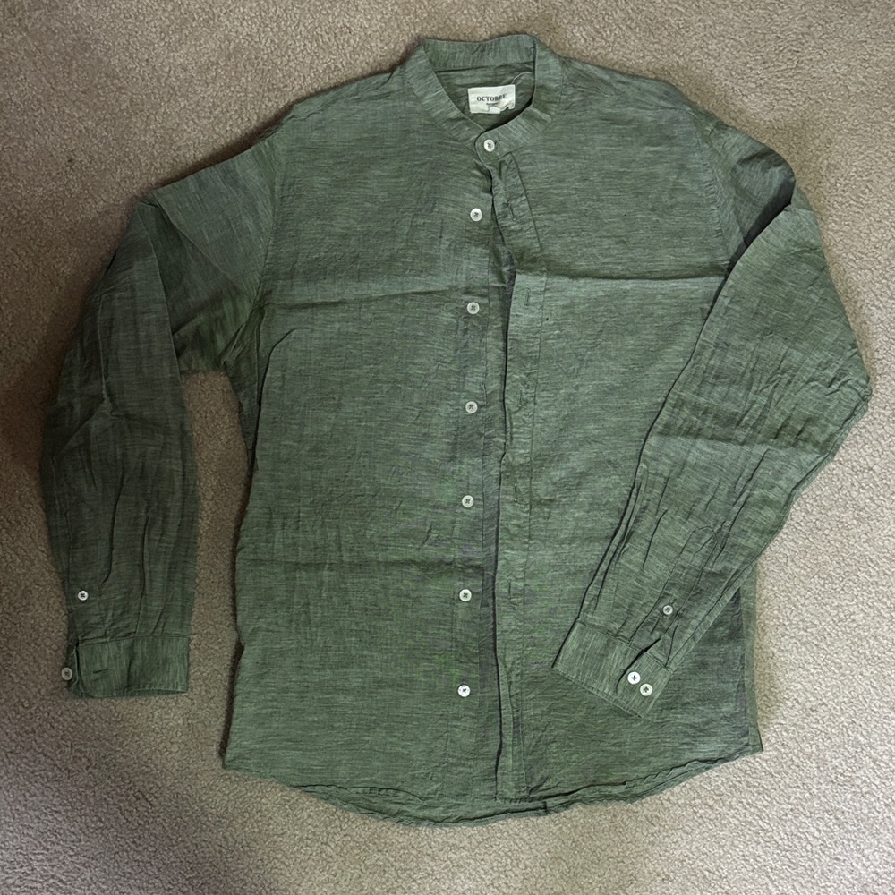Octobre Linen Button-Up Shirt